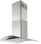 Frithængende emhætter