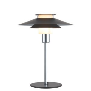 RIVOLI Bordlampe Ø24 sort/krom