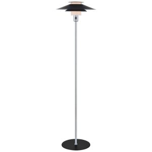 RIVOLI gulvlampe Ø40 sort/krom