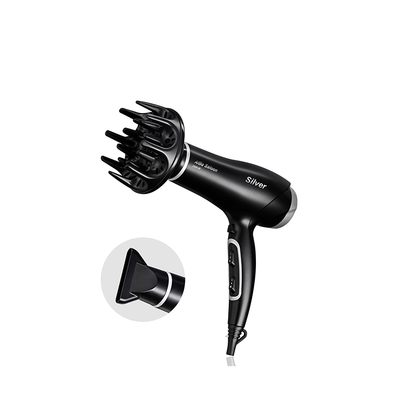 AlBa Saloon Hårtørrer 2200W - Silver - H410DI
